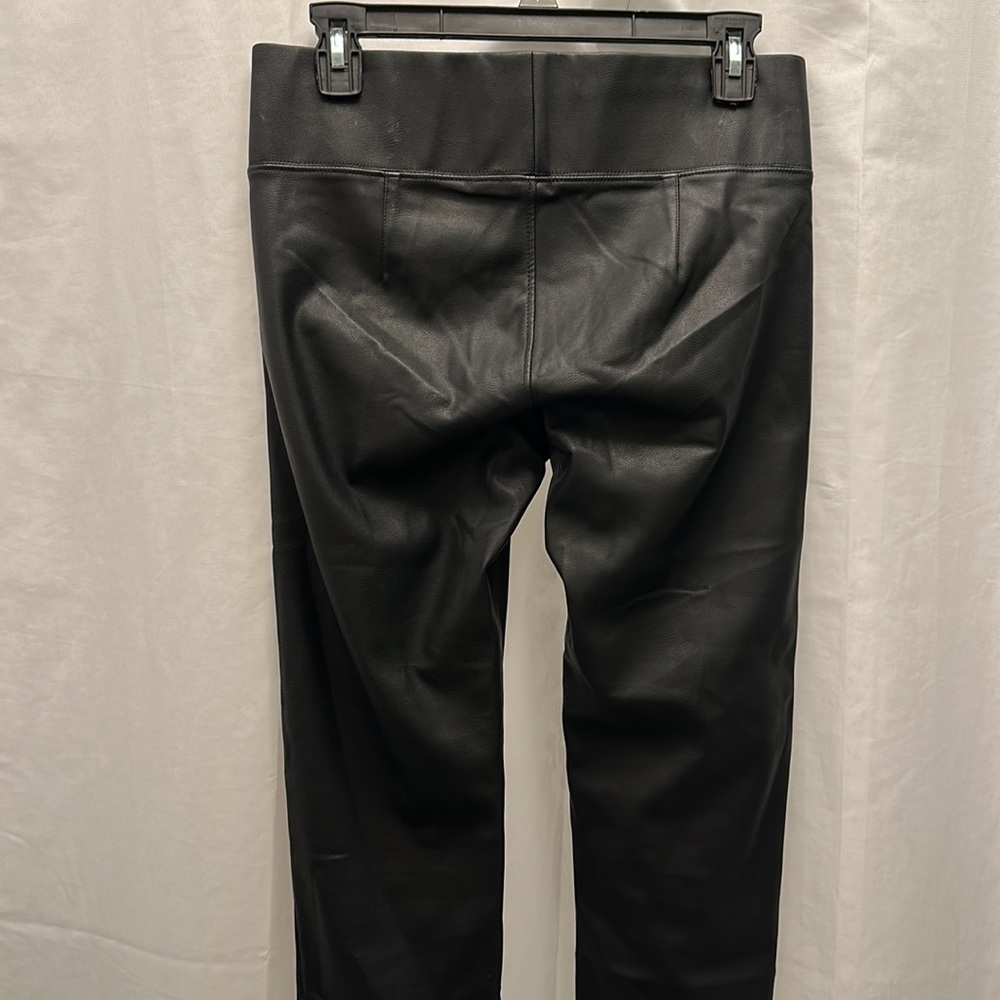David Lerner New York size S faux leather pants high rise - Picture 5 of 13
